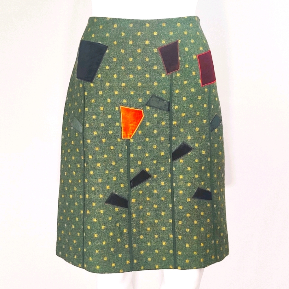 Moschino Vintage Cheap and Chic Applique Skirt